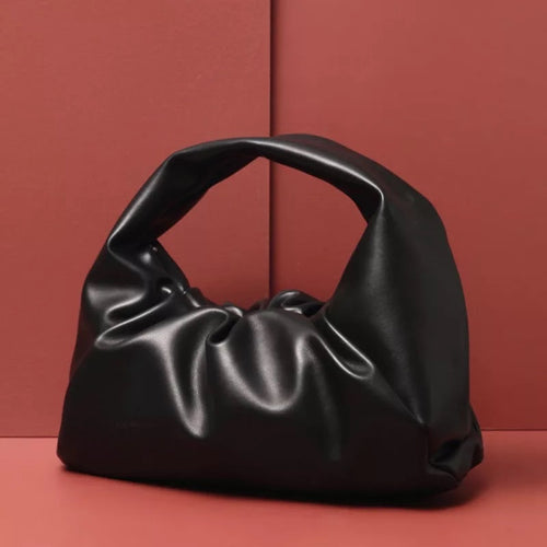Sofia Shoulder Pouch - Licorice handbag - Last Minute Luxe