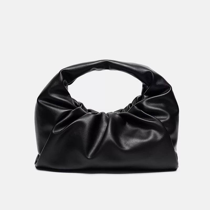 Sofia Shoulder Pouch - Licorice handbag - Last Minute Luxe