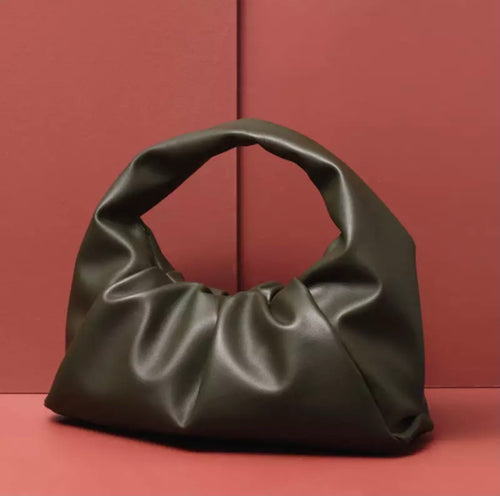 Sofia Shoulder Pouch - Olive handbag - Last Minute Luxe